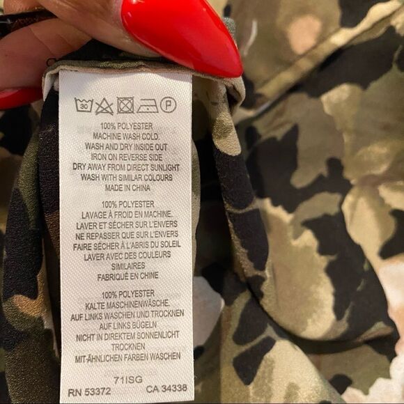 French Connection Adeline Floral Night Out Dress Size Small - Picture 4 of 5